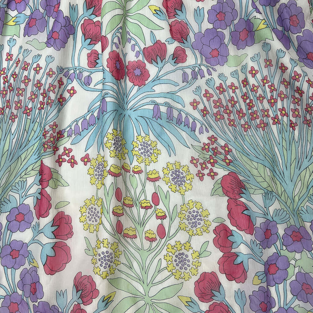 Zimmermann silk summer dress print detail