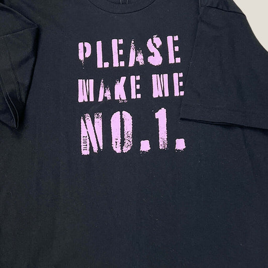 Print Detail Zootie Japanese Street T-Shirt Black