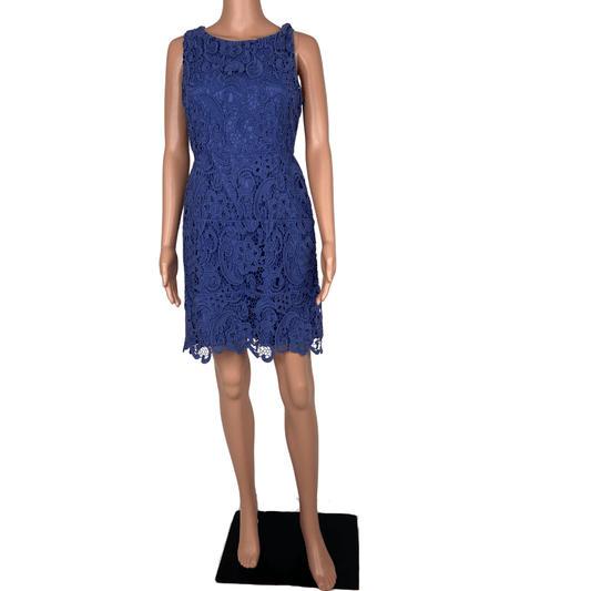 Kachel Women's Purple Lace Dress 10