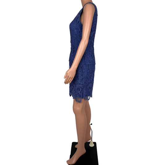 Kachel Women's Purple Lace Dress 10