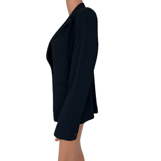 Side view of the Cue Black Women's Blazer