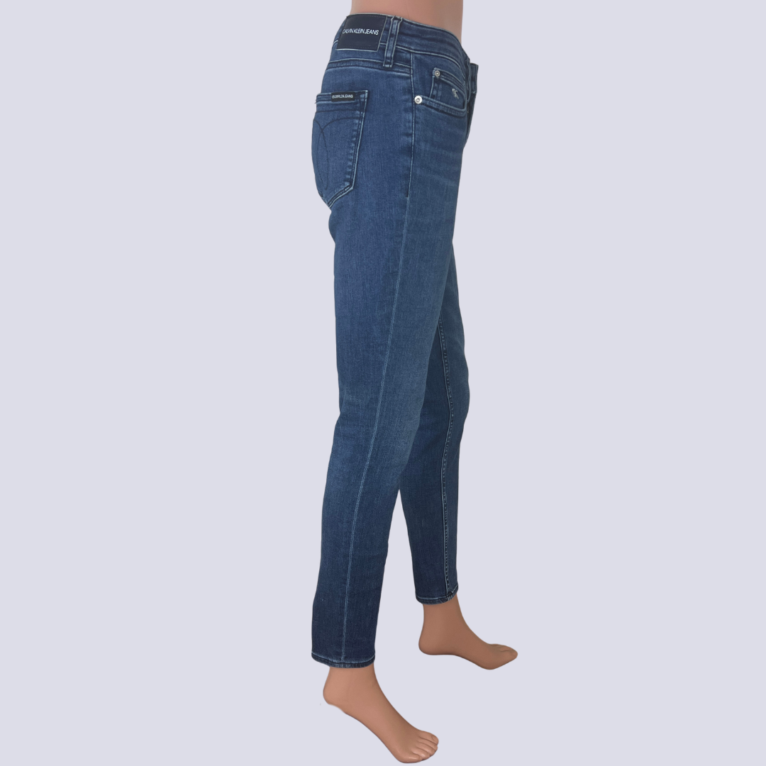 Calvin Klein Mid Rise Skinny Ankle Jeans W2