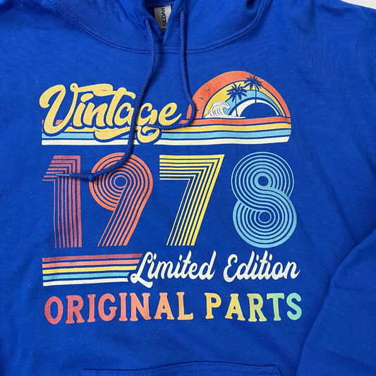 Gildan Vintage 70's Hoodie Large
