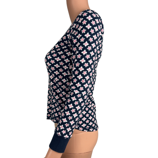 Mix Women's Floral Long Sleeve Top XS