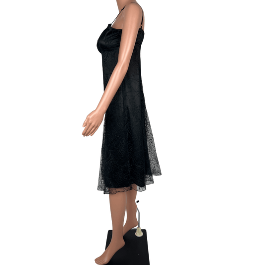 Black Friday Web Lace Slip Dress 8