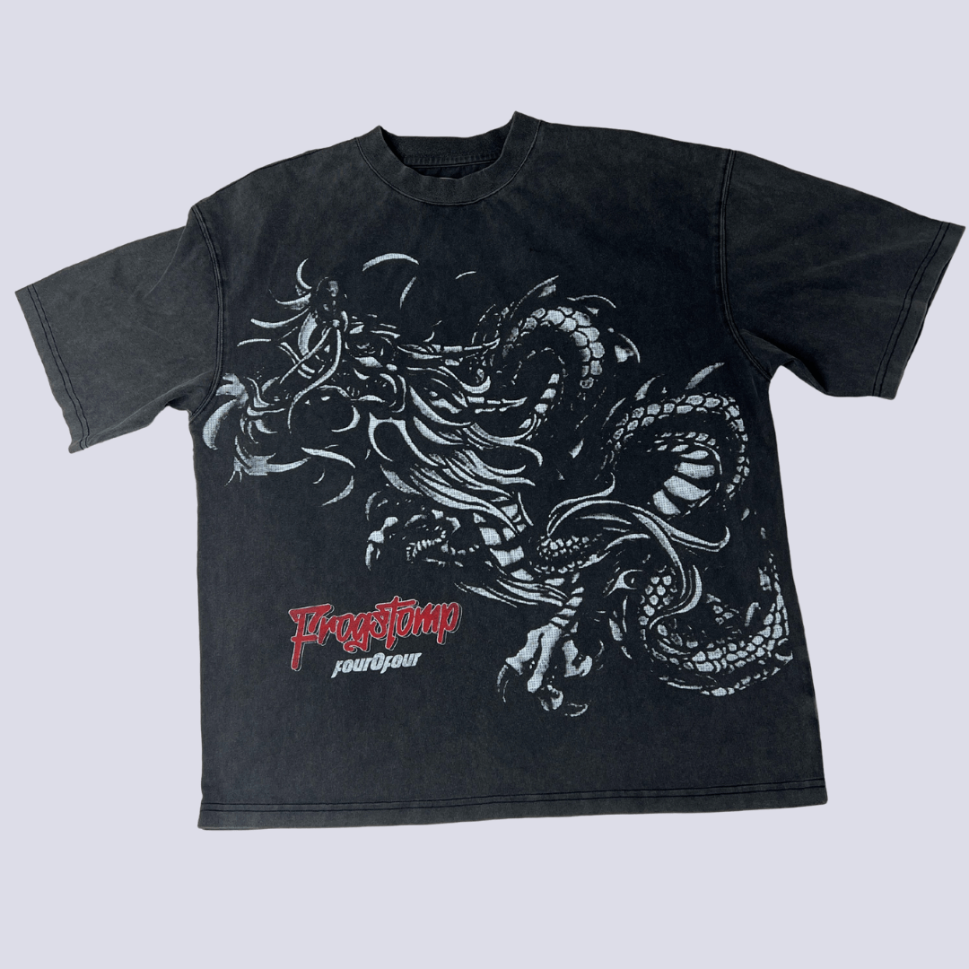 Front view of the Dragon design t-shirt
