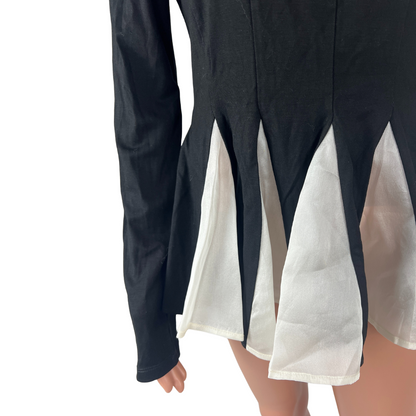 Front hem view of the ODTF Off the Shoulder Top