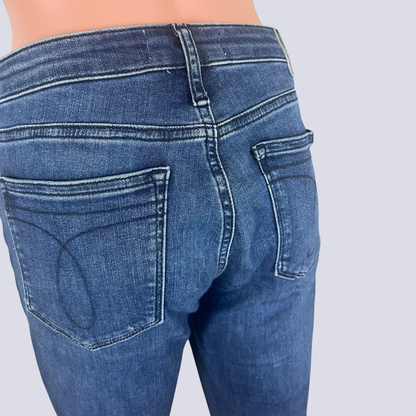Calvin Klein Mid Rise Skinny Ankle Jeans W2