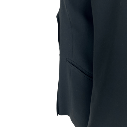 Side view of the Country Road Black Women's Blazer