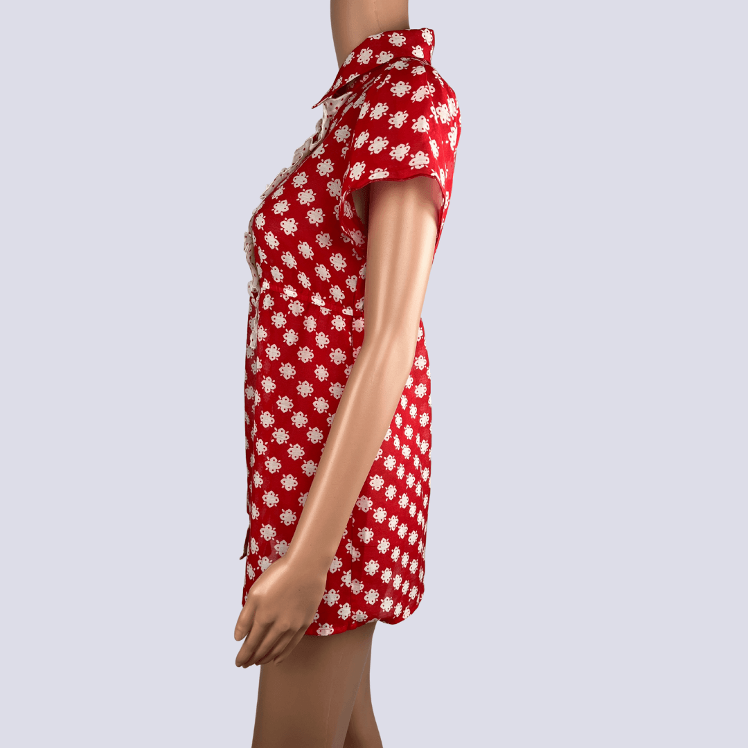 Front view of the 579 retro dress