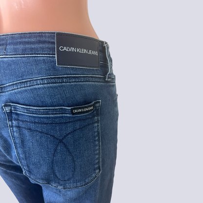 Calvin Klein Mid Rise Skinny Ankle Jeans W2