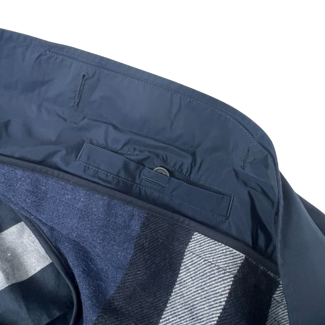 Inner pocket view of the Women's Burberry Brit Raincoat