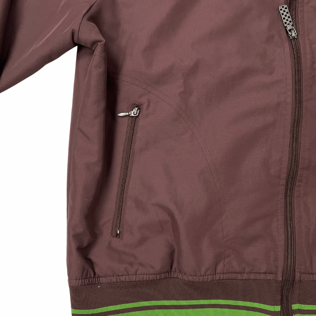 Back side view of the Ben Sherman Heritage Waterproof Jacket