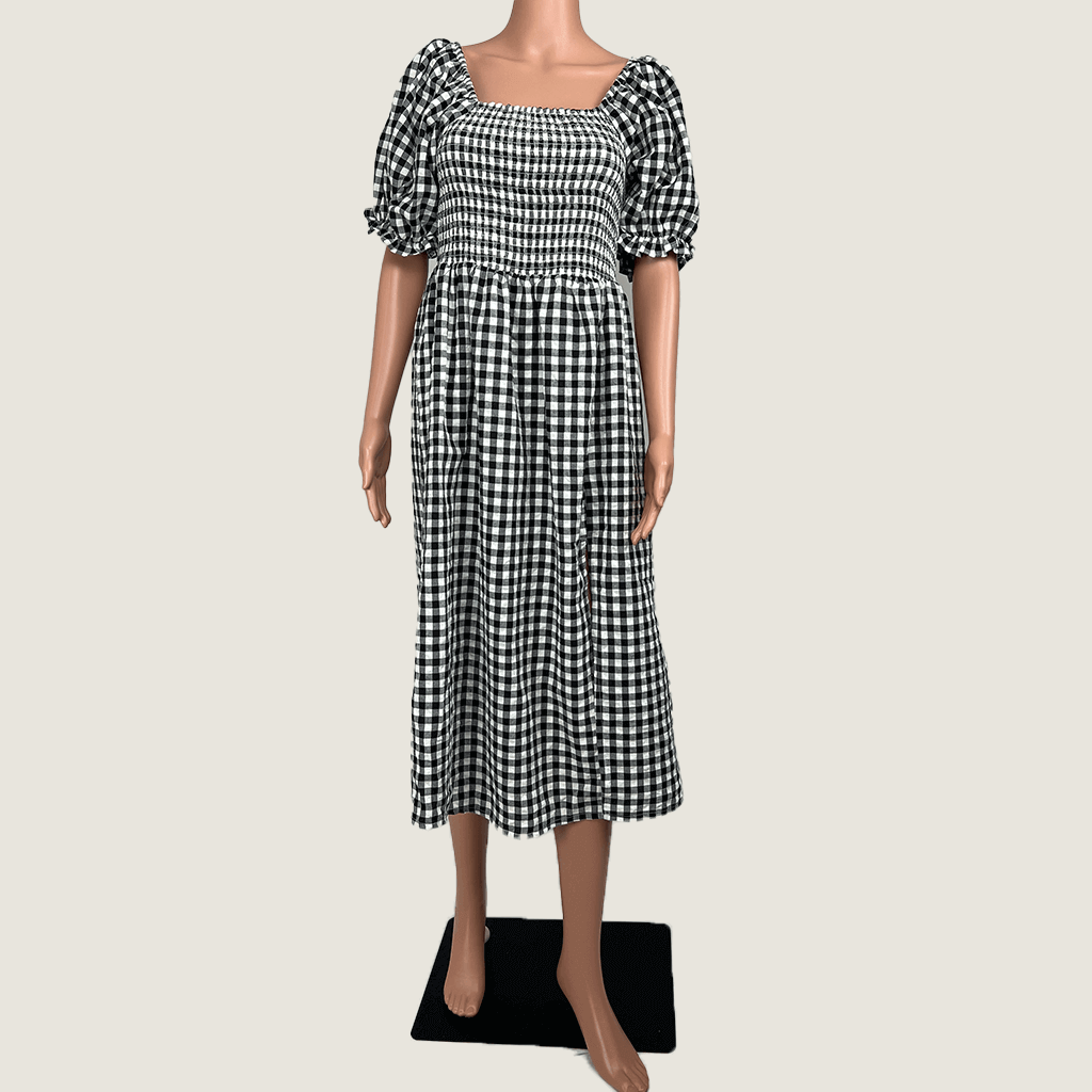 Atmos and Here Curvy Lyra Midi Dress Front