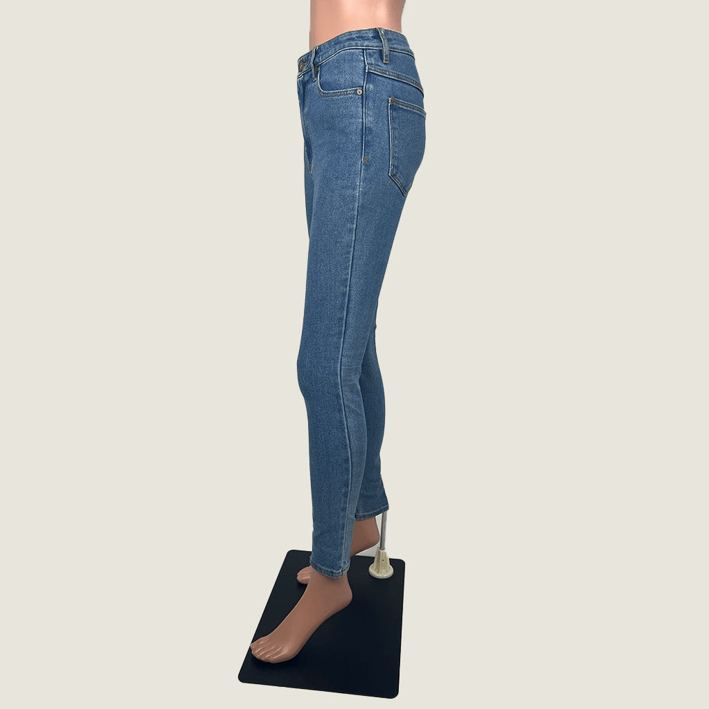 Side View of the Abrand Jeans High Skinny Ankle Basher Jeans