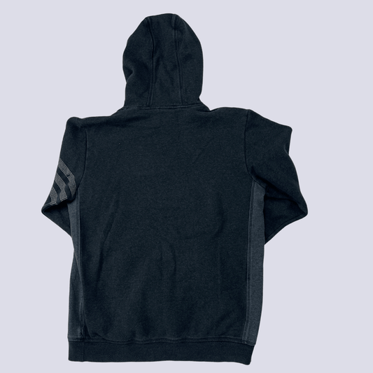 Back view of the Adidas Black Sports Hoodie Medium