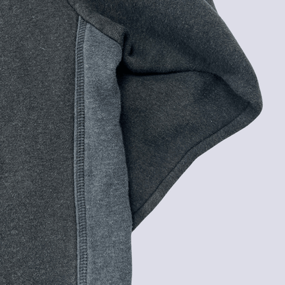 Front side detail view of the Adidas Black Sports Hoodie Medium