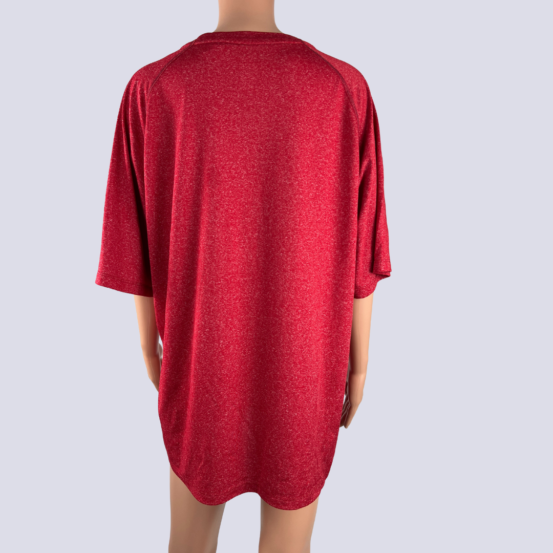 Back view of the Adidas basketball top