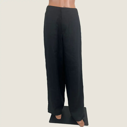 Front View of the Aere Women's Relaxed Linen Pant