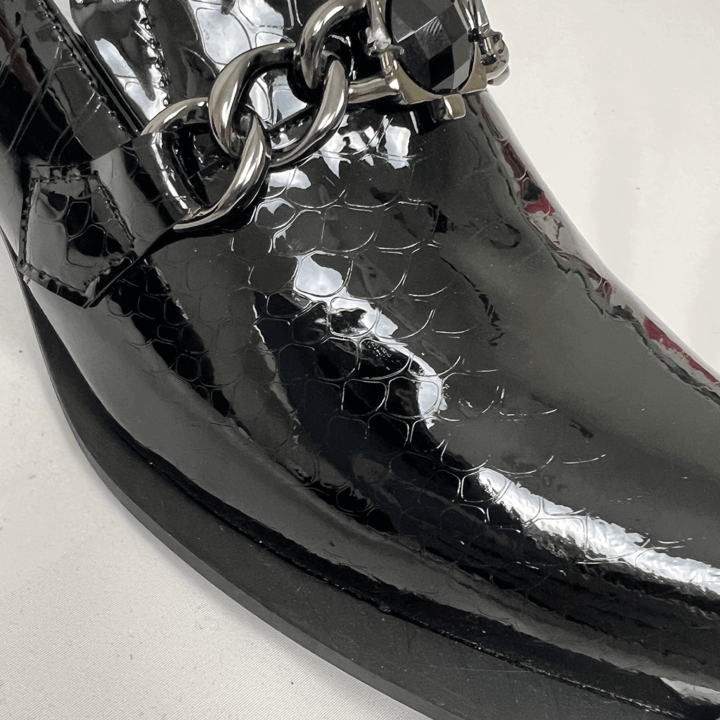 Aomishoes Dark Knight Italian Men's Shoes Detail