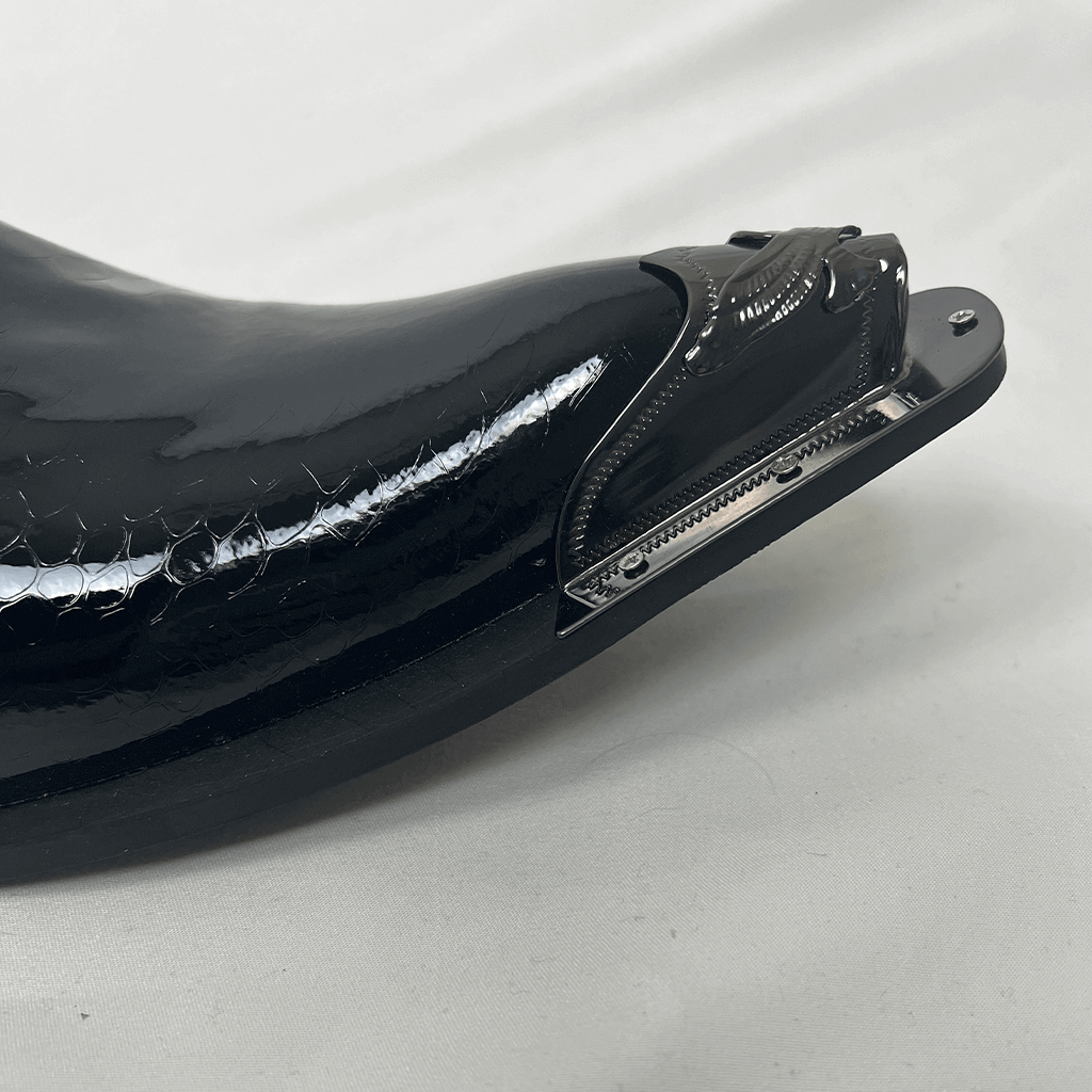 Aomishoes Dark Knight Italian Men's Shoes Toe Detail
