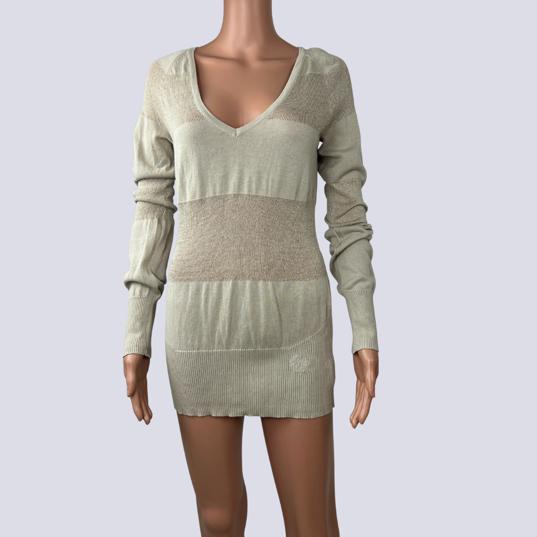 Front view of the Armani Exchange mini dress