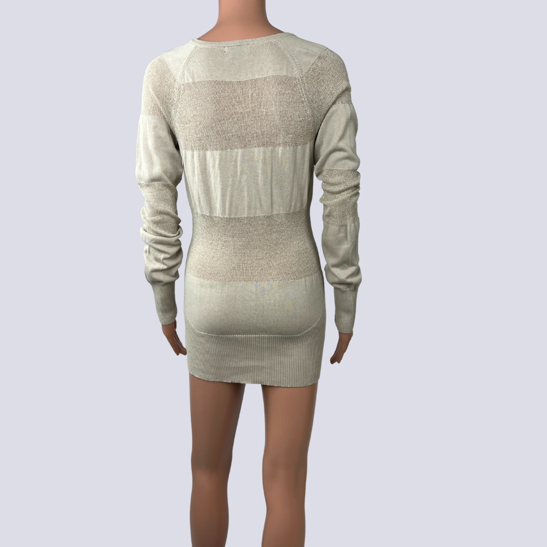 Front view of the Armani Exchange mini dress