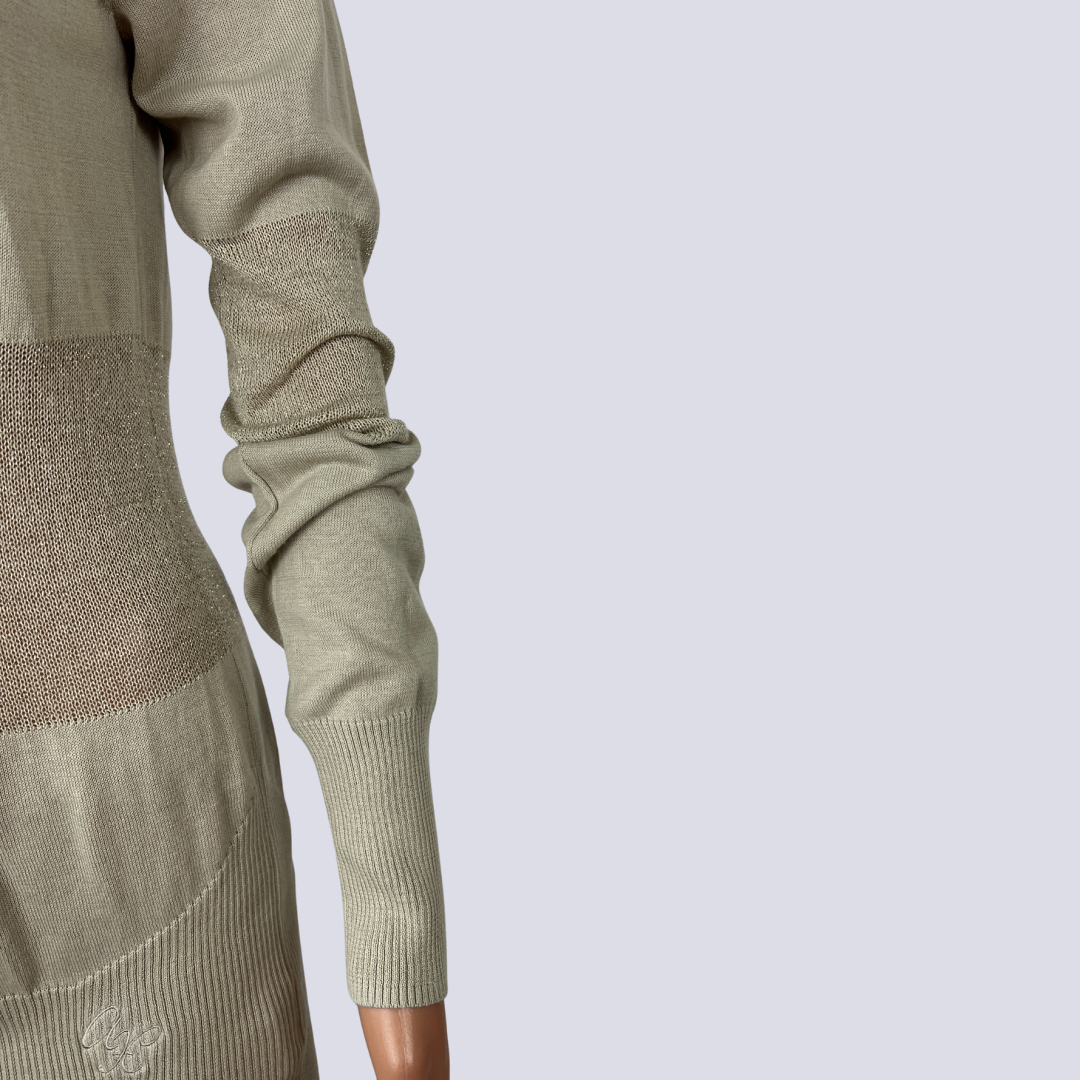 Front view of the Armani Exchange mini dress