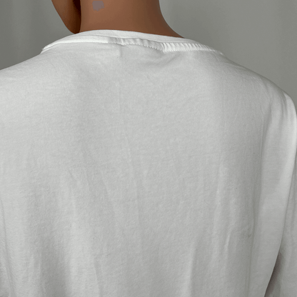 Asos Design White Long Sleeve T-Shirt Back