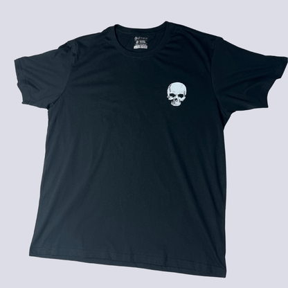 Front view of the Attifit skull graphic t-shirt