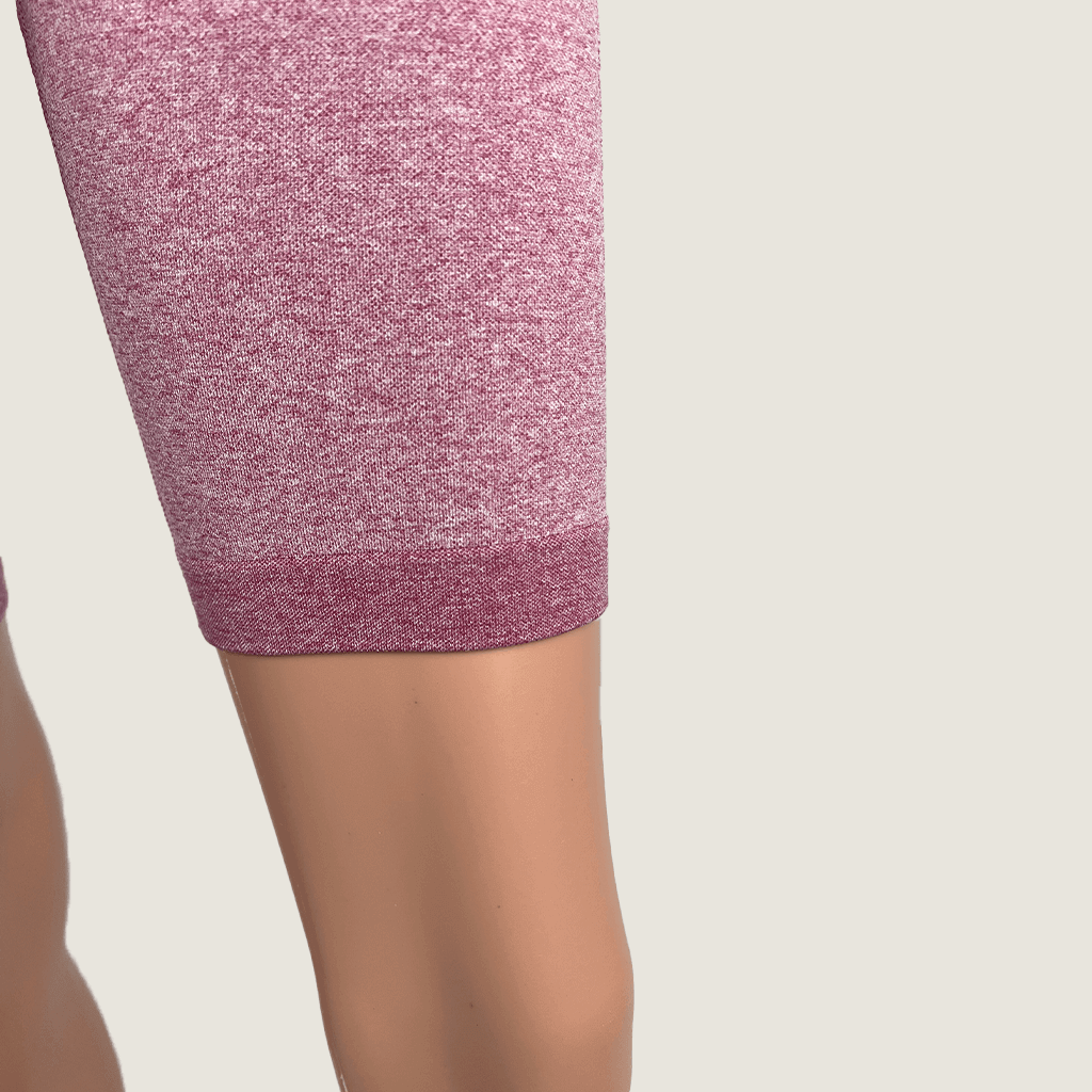 Women's High Waist Bike Shorts Leg Detail