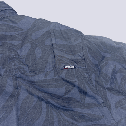 Shoulder detail View of the Billabong Blue Hawaiian Shirt