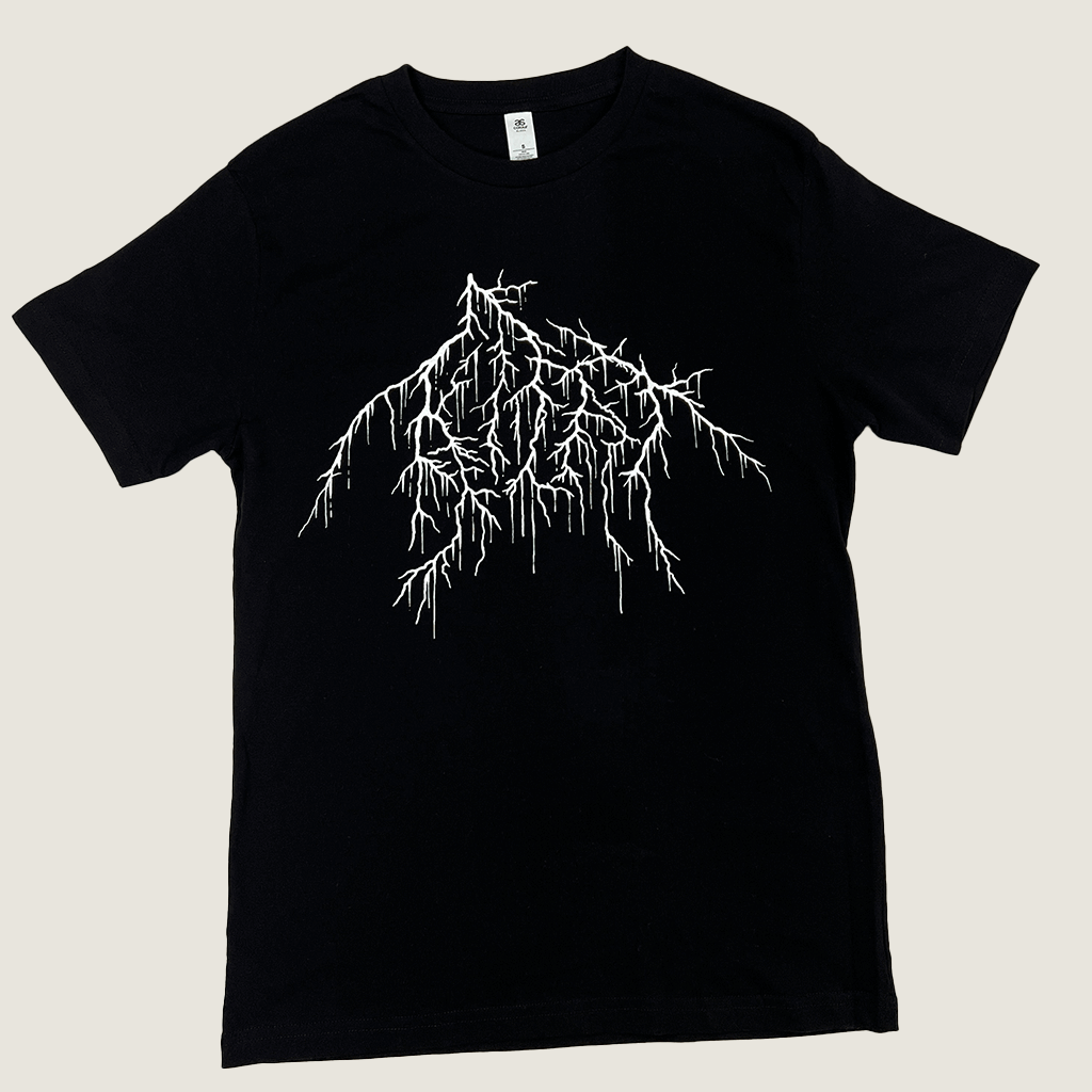 Unisex Black T-Shirt Front
