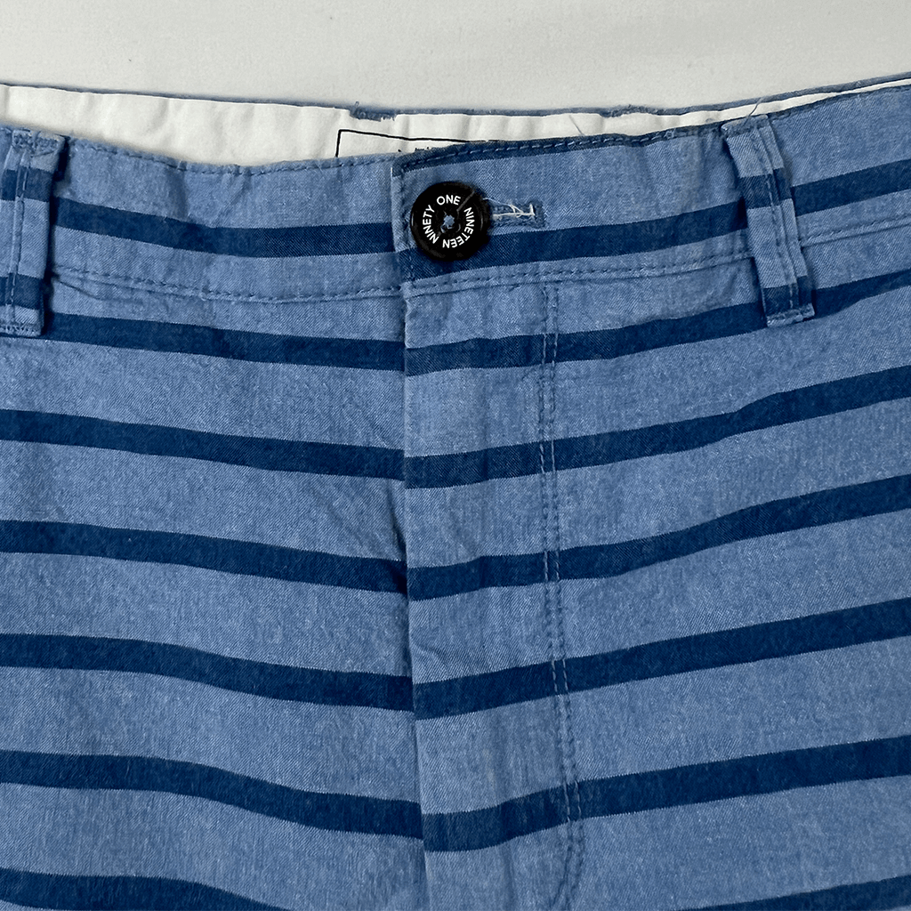 Brunswick Garments Men's Striped Shorts Waist