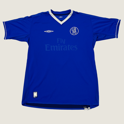 Vintage Chelsea Umbroe Lampard #8 Home 2001-2005 Jersey Front