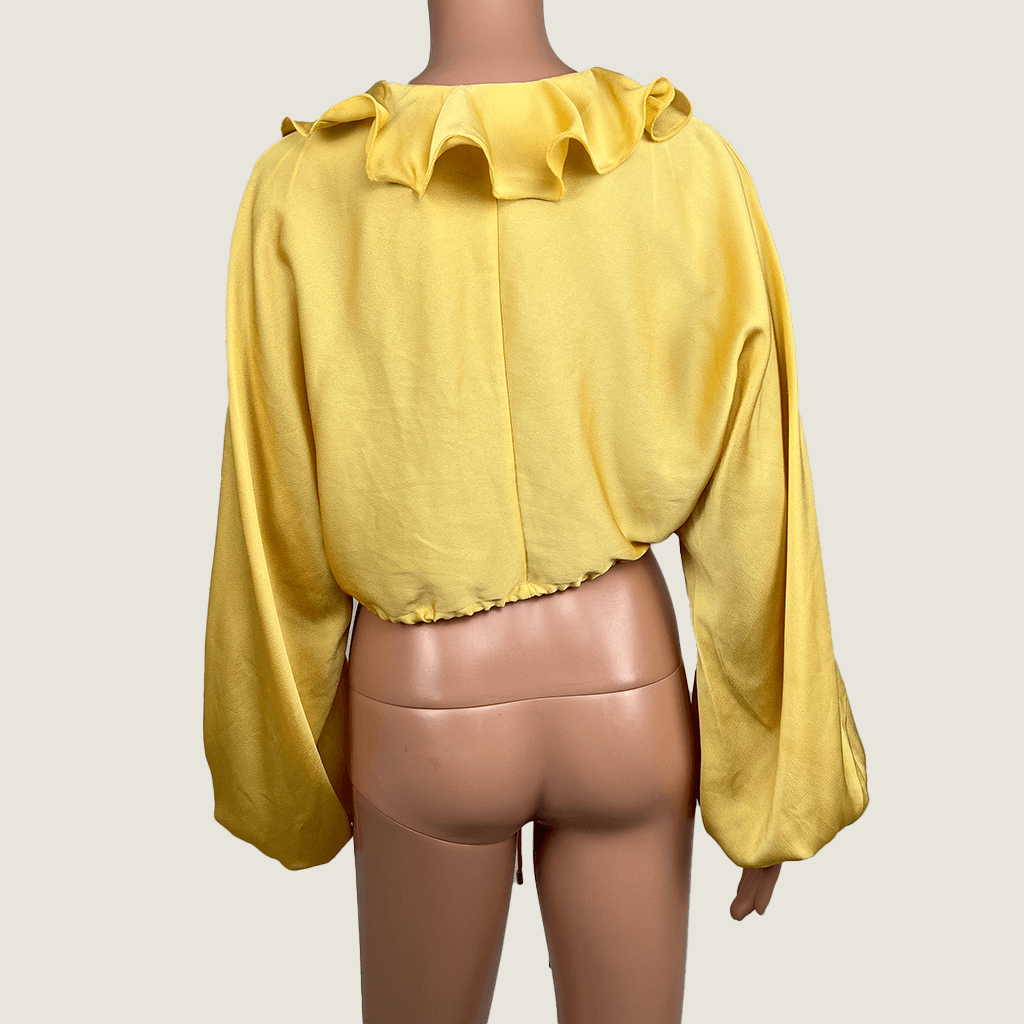 C/Meo Collection Yellow Blouse Back