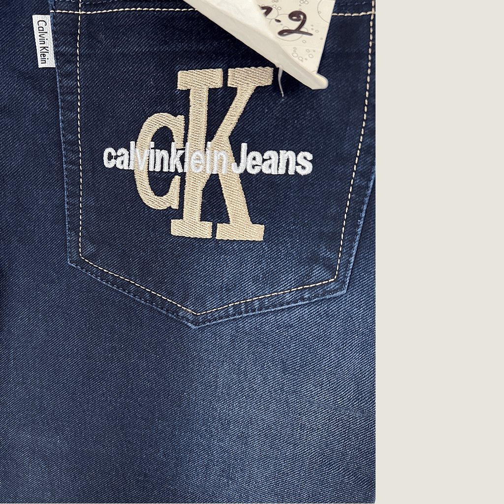 Calvin Klein Mens Jeans Pocket Stitched Logo Detail