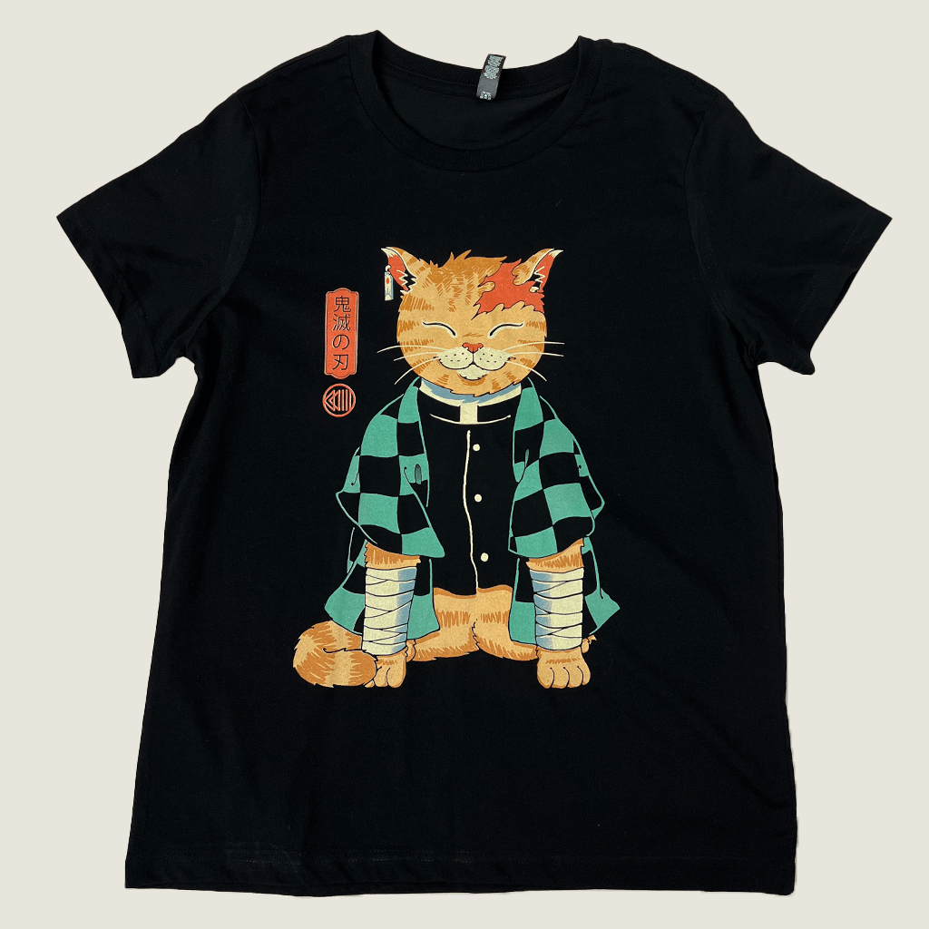 Men's T-Shirt With Cat Design Top