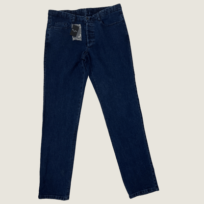 Front view of the buttons on the C Attolini Denim Trouser