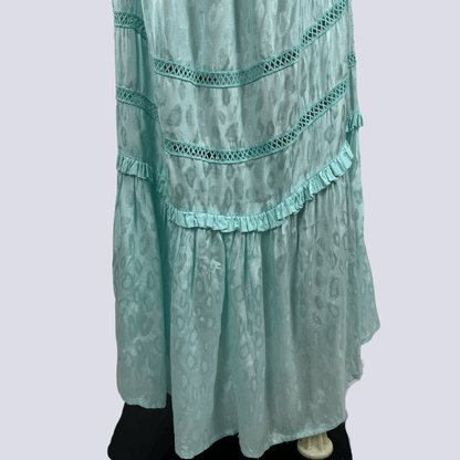 Hem detail on the  Cecilie Copenhagen Maxi Dress