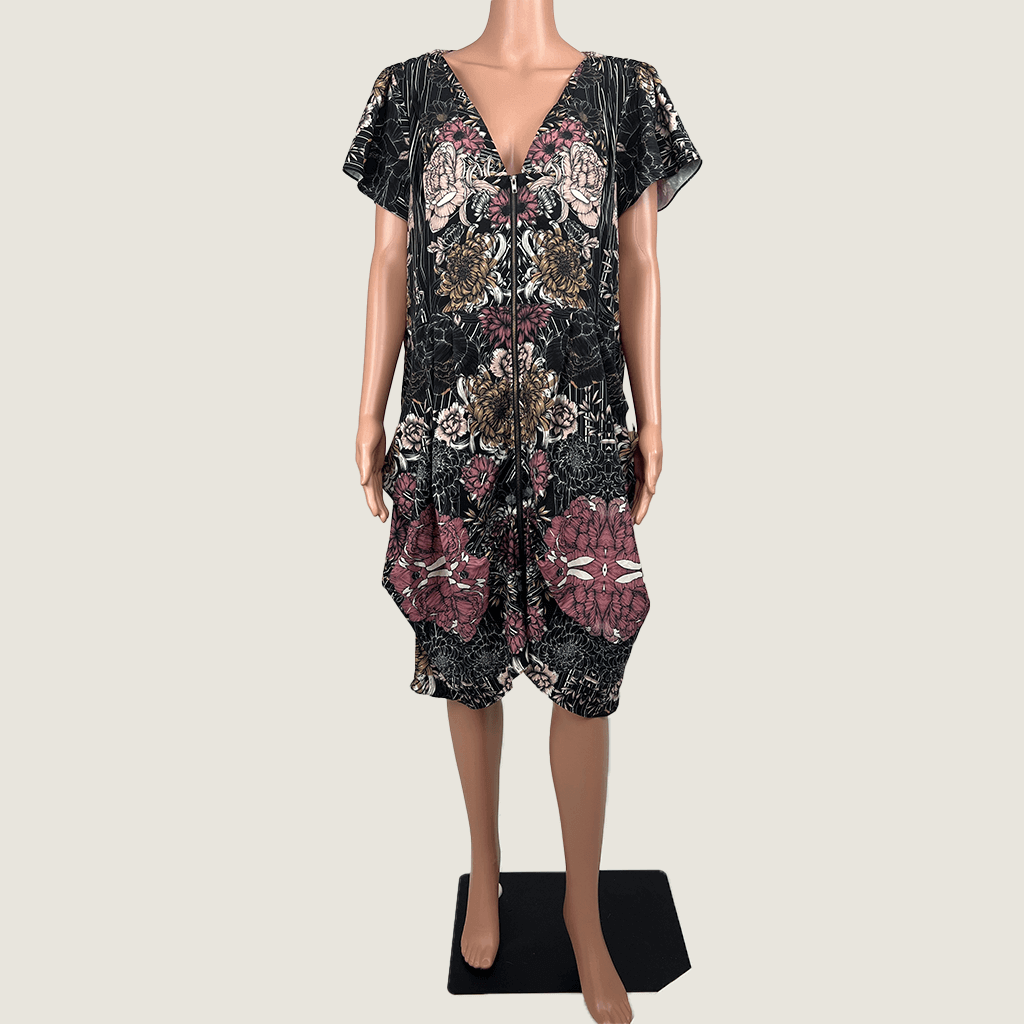 City Chic Summer Floral Midi Dress Front