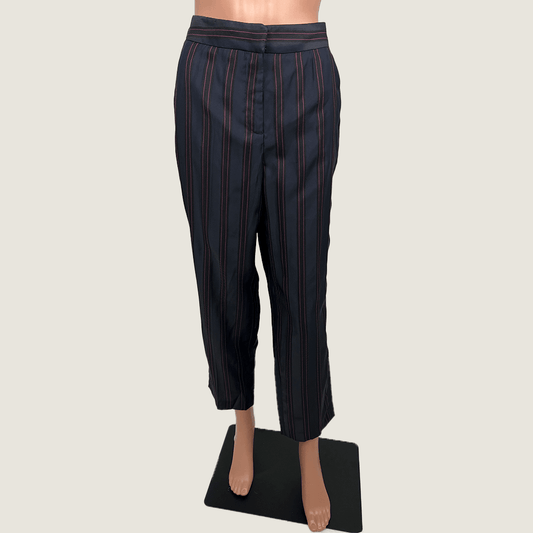 Claudie Pierlot Stripe Straight Cut Trouser Front