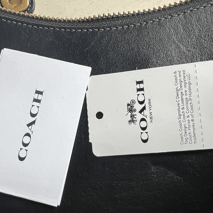 Close Up View of the Price Label on the Coach Swinger 20 Shoulder Bag