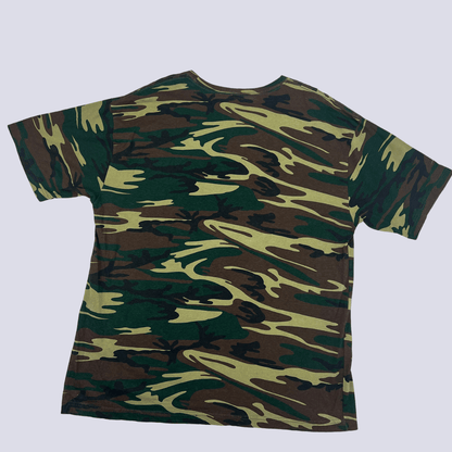 Back view of the Code 5 camouflage t-shirt
