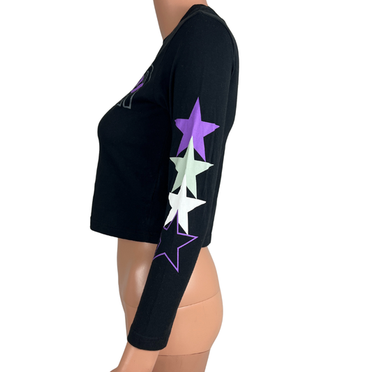Back view of the Converse crop top