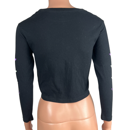 Back view of the Converse crop top