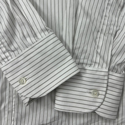 Detail Cuff View of the Corneliani Stripe Business Shirt