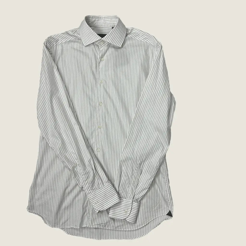 Front View of the Corneliani Stripe Business Shirt