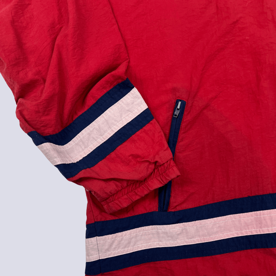 Front cuff detail view of the Crane sport vintage jacket