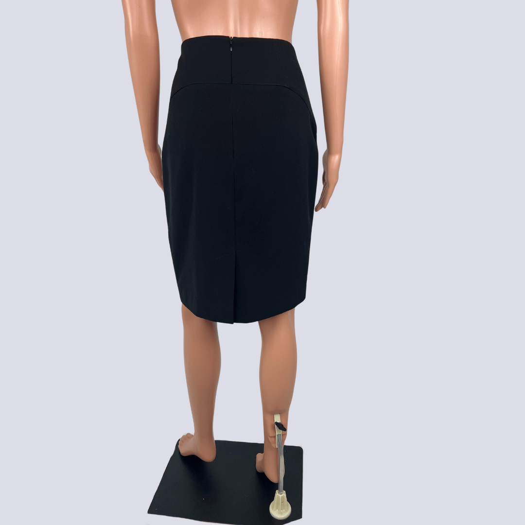 Front view of the Cue black pencil skirt